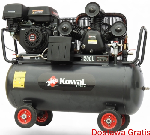 10 bar Kompresor olejowy k37 200L spalinowy 1460 L/min sprężarka olejowa pompa powietrza KowaL Polska