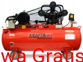 10 bar Kompresor olejowy KD408 200L 400v 3 tłoki 600 L/min sprężarka olejowa pompa powietrza KRAFT