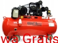 10 bar Kompresor olejowy KD408 200L 400v 3 tłoki 600 L/min sprężarka olejowa pompa powietrza KRAFT